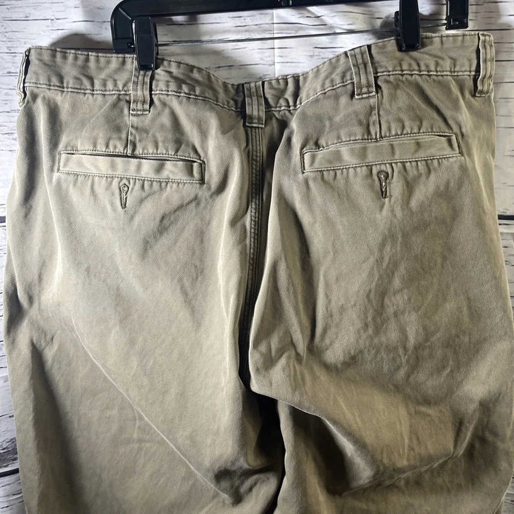 LL Bean Vintage Mens Pants 44x30 Khaki Straight Leg Chino‎ Pants